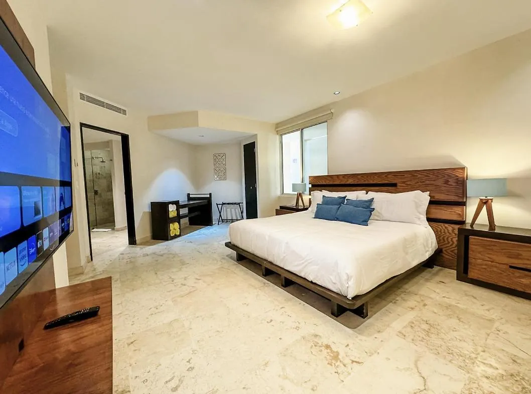 The Elements 2 Bedrooms Beachfront Condo Playa del Carmen