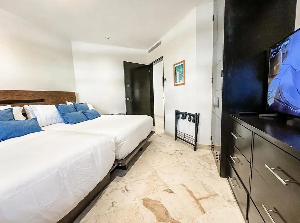 The Elements 2 Bedrooms Beachfront Condo Playa del Carmen Apartment