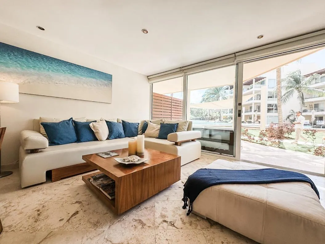 The Elements 2 Bedrooms Beachfront Condo Playa del Carmen